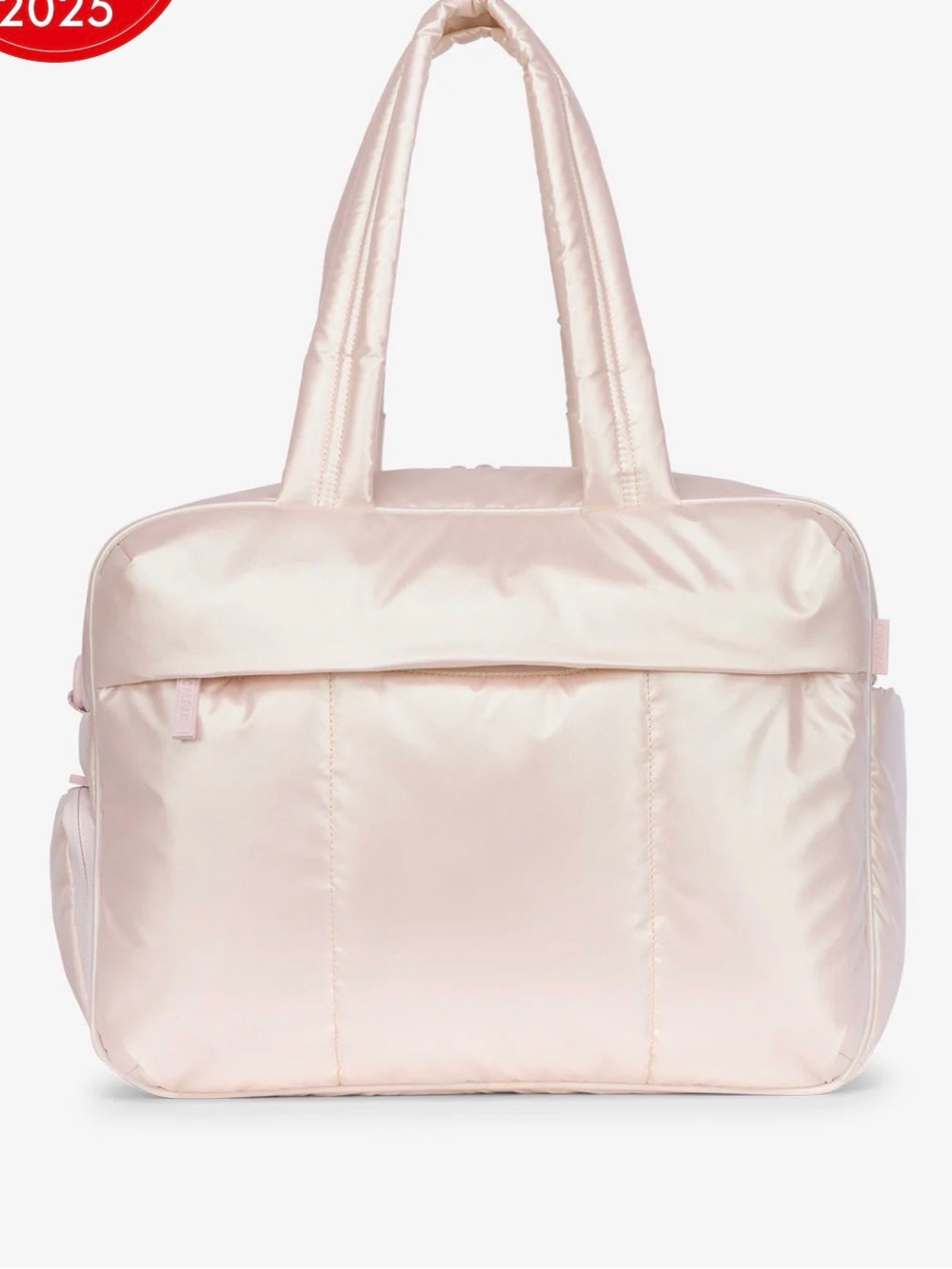 CALPAK Luka Duffel bag in PEARLESCENT NWT.  16x12x8 stunning sold out color!